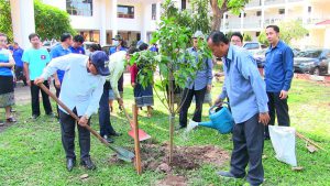 ສະຖາບັນການເມືອງ ແລະ ການປົກຄອງແຫ່ງຊາດ ຈັດກິດຈະກຳ ເນື່ອງໃນວັນປູກຕົ້ນໄມ້ແຫ່ງຊາດ
