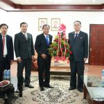 ຄະນະນຳ ສະຖາບັນການເມືອງ ແລະ ການປົກຄອງແຫ່ງຊາດ ອວຍພອນວັນສ້າງຕັ້ງພັກແຮງງານເກຼົາຫລີ ຄົບຮອບ 75 ປີ  (10/10/1945-10/10/2020)