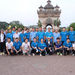 ສະຫະພັນກຳມະບານ ສມປຊ ເຂົ້າຮ່ວມກິດຈະກໍາຍ່າງເພື່ອສຸຂະພາບ ວັນກຳມະກອນສາກົນ ຄົບຮອບ 137 ປີ ທີ່ສວນປະຕູໄຊ