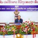 ສະຖາບັນການເມືອງ ແລະ ການປົກຄອງແຫ່ງຊາດ ມອບໃບປະກາສະນີຍະບັດ ໃຫ້ຜູ້ທີ່ສຳເລັດຮຽນທິດສະດີການເມືອງ-ການປົກຄອງ