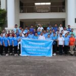 ສະຫະພັນກຳມະບານ ສມປຊ ຈັດກິດຈະກໍາຍ່າງເພື່ອສຸຂະພາບ ໃນວັນກຳມະກອນສາກົນ ຄົບຮອບ 138ປີ ທີ່ສະຖາບັນການເມືອງ ແລະ ການປົກຄອງແຫ່ງຊາດ