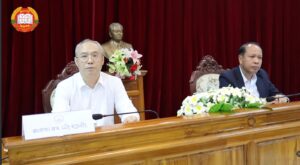 ສະຖາບັນການເມືອງ ແລະ ການປົກຄອງແຫ່ງຊາດ ຮ່ວມກັບ ມະຫາວິທະຍາໄລສ້າງຄູກວາງຊີ ສປ ຈີນ ຈັດກອງປະຊຸມແລກປ່ຽນວິຊາການພາຍໃຕ້ຫົວຂໍ້ “ບົດບາດໃໝ່ ໃນການສ້າງຄູ່ຮ່ວມຊະຕາກຳ ລາວ-ຈີນ ໃນຍຸກໃໝ່”