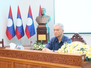 ສະຖາບັນການເມືອງ ແລະ ການປົກຄອງແຫ່ງຊາດ ຈັດກອງປະຊຸມທາບທາມ ບຸກຄະລາກອນ ເຂົ້າໃນຕຳແໜ່ງບໍລິຫານ ຂັ້ນຮອງຫົວໜ້າ ສມປຊ