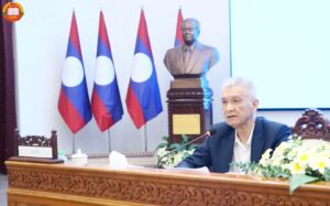 ພິທີເປີດຊຸດຮຽນທິດສະດີການເມືອງ ຂັ້ນກາງ ຮຸ່ນທີ VI ແລະ ຂັ້ນສູງ ຮຸ່ນທີ VIIIຢູ່ສະຖາບັນການເມືອງ ແລະ ການປົກຄອງແຫ່ງຊາດ