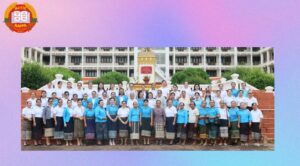ສະຫະພັນແມ່ຍິງ ສະຖາບັນການເມືອງ ແລະການປົກຄອງແຫ່ງຊາດໄປທັດສະນະສຶກສາ ກຸ່ມຫັດຖະກຳ ແລະກະສິກຳ ຢູ່ແຂວງວຽງຈັນ