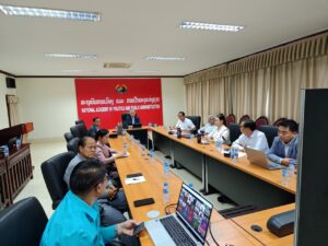 ສະຖາບັນການເມືອງ ແລະ ການປົກຄອງແຫ່ງຊາດ ເປີດກອງປະຊຸມທາງໄກ ເຊື່ອມຊຶມ ແລະ ຜັນຂະຫຍາຍຫຼັກສູດທິດສະດີການເມືອງ 3 ຂັ້ນ (ສະບັບປັບປຸງ ປີ 2026)