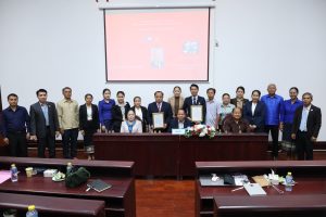 ໜ່ວຍພັກຮາກຖານ ຄະນະປັດຊະຍາ-ຄະນະກໍ່ສ້າງພັກ ແລະ ປະຫວັດສາດພັກ ຈັດພິທີຮັບມະຫາຊົນກ້າວໜ້າເຂົ້າເປັນສະມາຊິກພັກສຳຮອງ